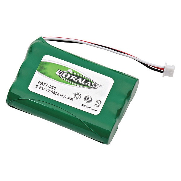 Ultralast Battery 3.6 Volt Nickel Metal Hydride Ultralast Cordless Phone Battery - BATT-930