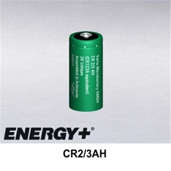 Fedco Batteries FedCo Batteries Compatible with  Varta CR2-3AH 3.0V 1500mAh 2-3 A Size Lithium Cell For Consumer And Industrial Applications - CR2/3AH