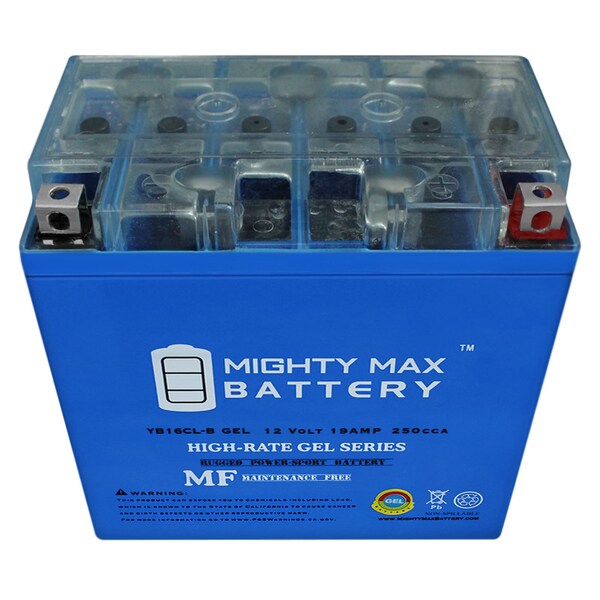 Mighty Max Battery YB16CL-B GEL 12V 19AH Battery for BRP All Other Models 1994-2007 - YB16CL-BGEL60