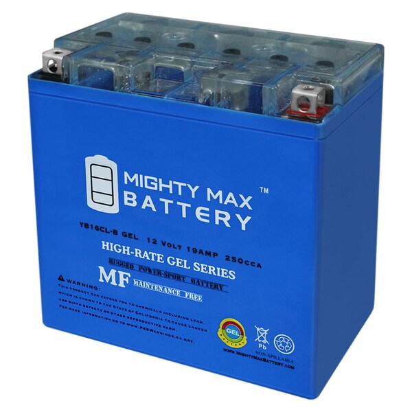 Mighty Max Battery YB16CL-B GEL 12V 19AH Battery for BRP All Other Models 1994-2007 - YB16CL-BGEL60