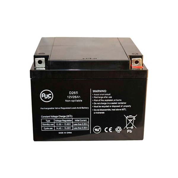 Battery Clerk AJC  Crown 12CE26-F2  Sealed Lead Acid - AGM - VRLA Battery - AJC-D26S-J-1-140069