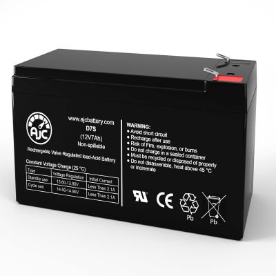 Battery Clerk AJC APC SMX1500RMUS UPS Replacement Battery 7Ah, 12V, F2 - AJC-D7S-F2-J-4-195850