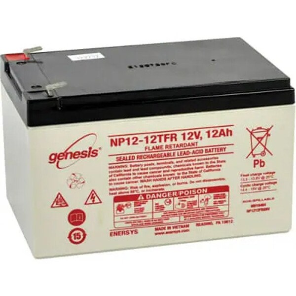 Enersys Toyo 6FM12 Replacement Wheelchair Scooter Battery 12V 12Ah, 2PK - NP12-12TFR