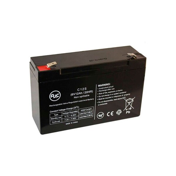Battery Clerk AJC  IBT Technologies BT10-6-F2  Sealed Lead Acid - AGM - VRLA Battery - AJC-C12S-J-1-138500