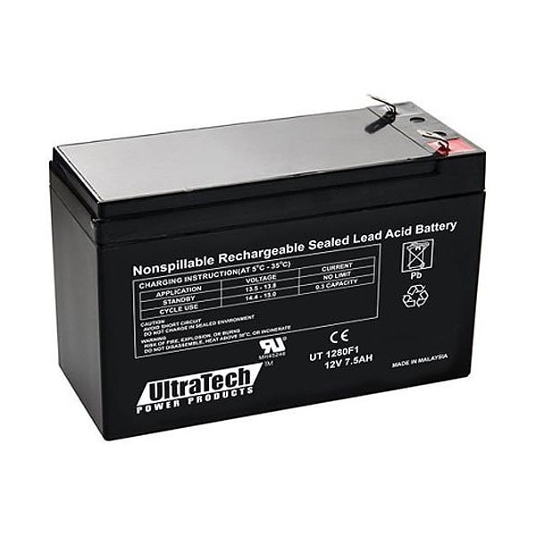Ultratech 12V 8AH SLA BATTERY F1 - IM-1280F1