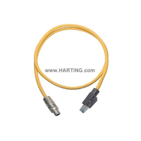 Cable Harting, 2m, Amarillo, 26 AWG - 09489323757020