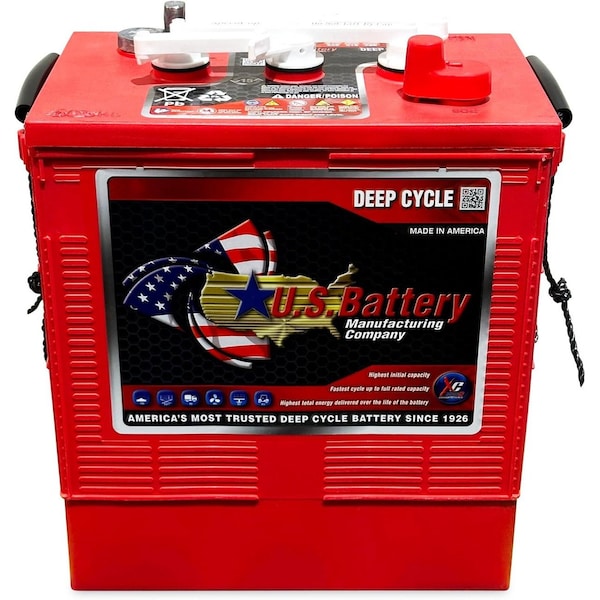 U.S. Battery 6V 310Ah Deep Cycle Flooded Battery Group 902, 4PK - US 305 XC2