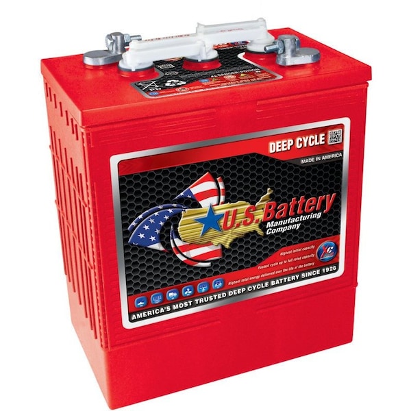U.S. Battery 6V 310Ah Deep Cycle Flooded Battery Group 902, 4PK - US 305 XC2