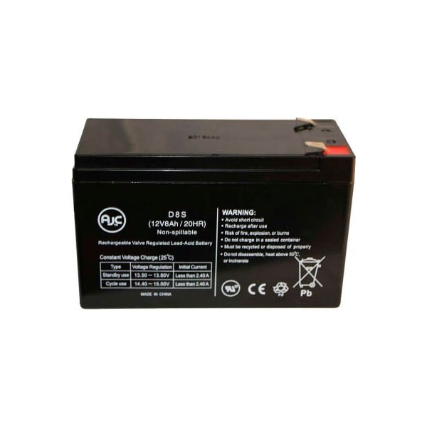 Battery Clerk AJC 12V 8Ah Sealed Lead Acid - AGM - VRLA Battery - 12-VOLT-8AH-12V-8AH-SLA