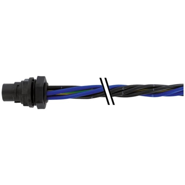 Cable Murrelektronik, Macho, MQ15, Montaje Frontal - 7000-P8081-P820050