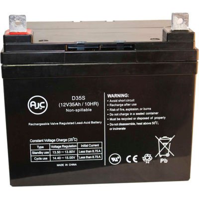 Battery Clerk AJC Panasonic 12V 33Ah 12V 35Ah Sealed Lead Acid Battery - 12V-33AH-PANASONIC-12V-35AH-SLA