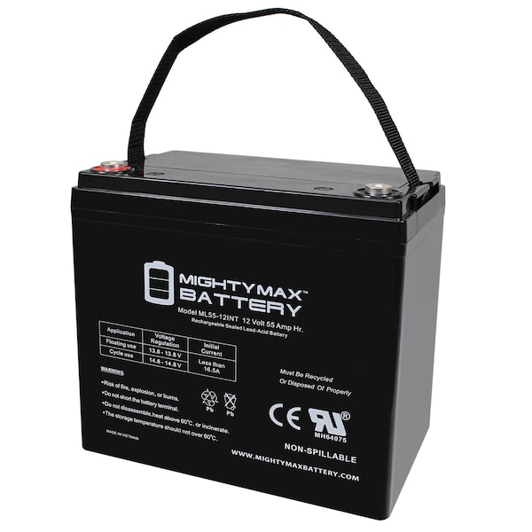 Mighty Max Battery 12V 55AH INT Replacement Battery for MK M22NF SLD G - MAX3970895