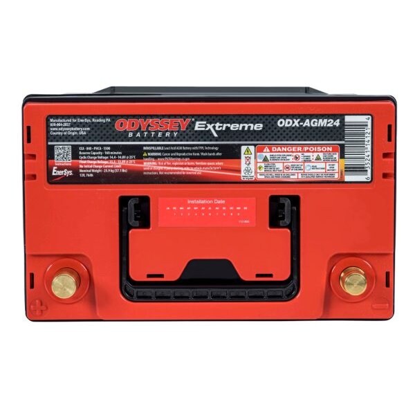 Odyssey Extreme 12V AGM Marine Dual Purpose Battery Group 24 - ODX-AGM24M