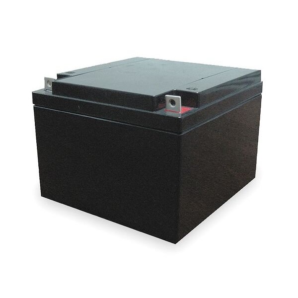 Zoro Select Battery, Sealed Lead Acid, 12V, 24Ah, Tab - 2UKL3