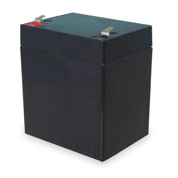Zoro Select Battery, Sealed Lead Acid, 12V, 5Ah, Faston - 2UKK1