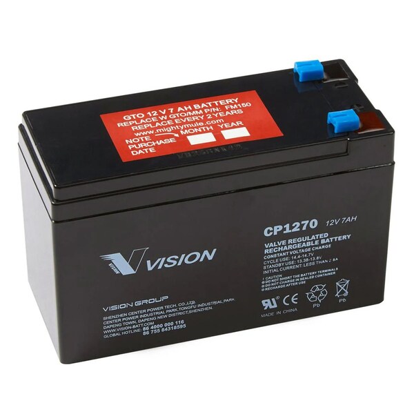 Mighty Mule Boxed Mighty Mule Battery, 12 Volt, 7.0 - FM150