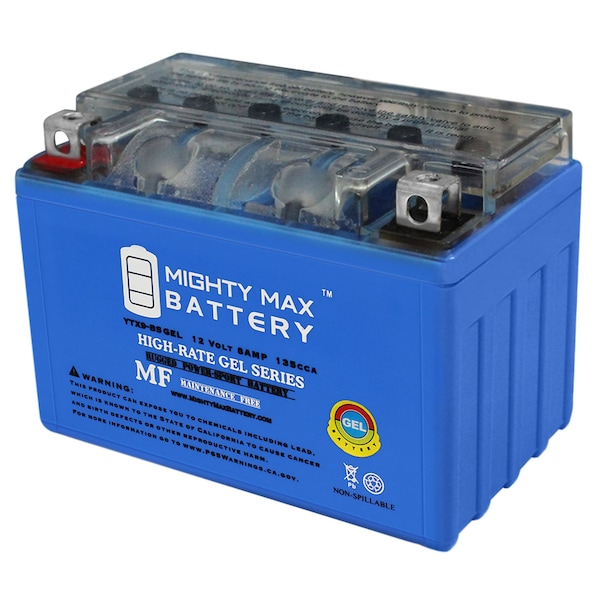 Mighty Max Battery YTX9-BS GEL Battery Replaces PTX9BS Predator Generator 8750 watt - YTX9-BSGEL428