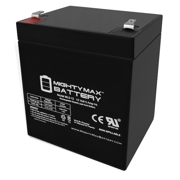 Mighty Max Battery 12V 5AH SLA Replacement Battery for Universal Power UB1250 - MAX3948880