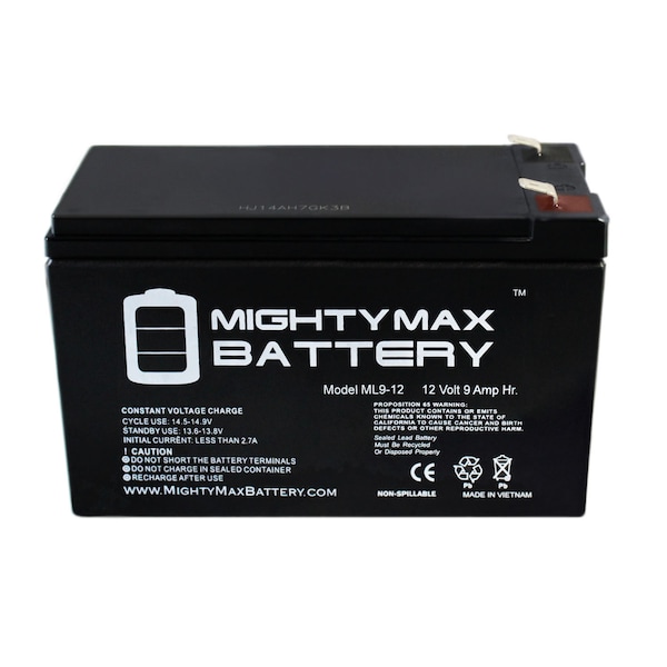 Mighty Max Battery 12v 9AH Battery for Liebert GXT3 288RT UPS - 2 Pack - ML9-12MP222643