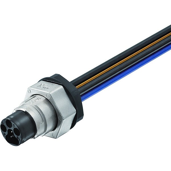 Cordset de Murrelektronik, Hembra, MQ15, Montaje Frontal - 7000-P8281-P820050