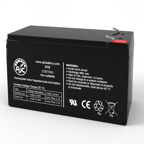 Bsc Preferred Power Patrol SEC1075 12V 7Ah UPS Replacement Battery - AJC-D7S-V-0-178077