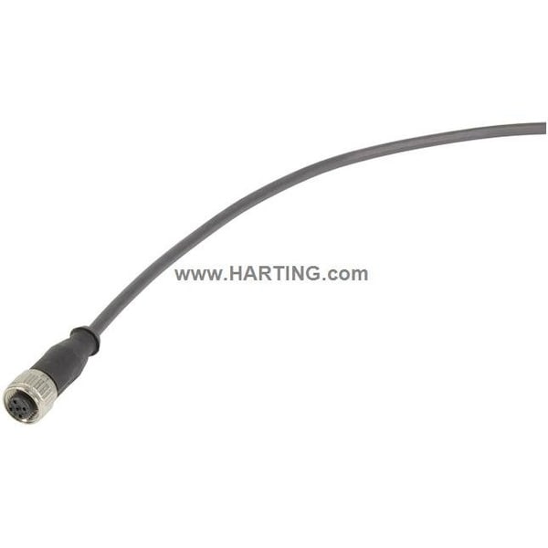 Conjunto de cables Harting, cable de 1 m, PUR, negro - 21348500491010