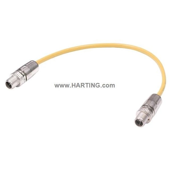Harting Cordset, 5m, Amarillo, 26 AWG - 21330505855050