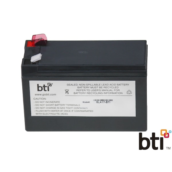 Battery Technology Replacement Ups Battery For Apc Rbc-17 - RBC17-SLA17-BTI