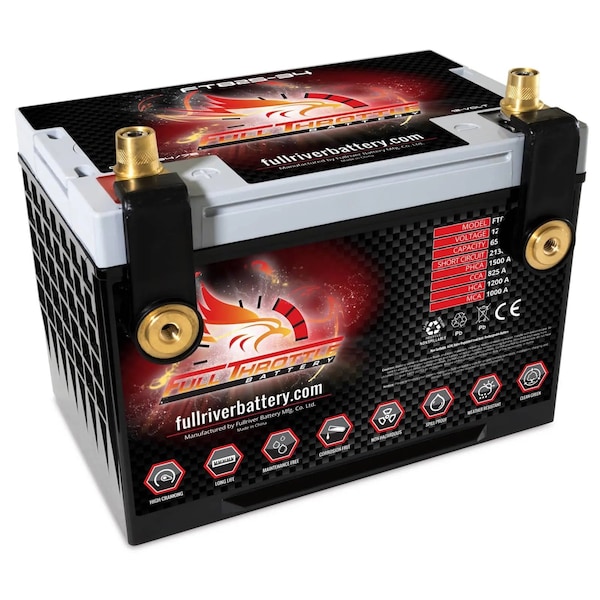 Fullriver Full Throttle 65Ah 825 CCA AGM Battery Group 78 - FT825-78