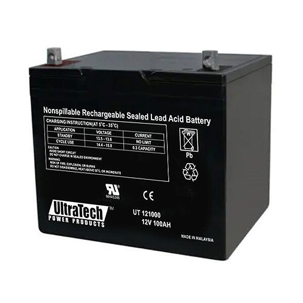 Ultratech 12V 100AH SLA BATT UNIV T - IM-121000