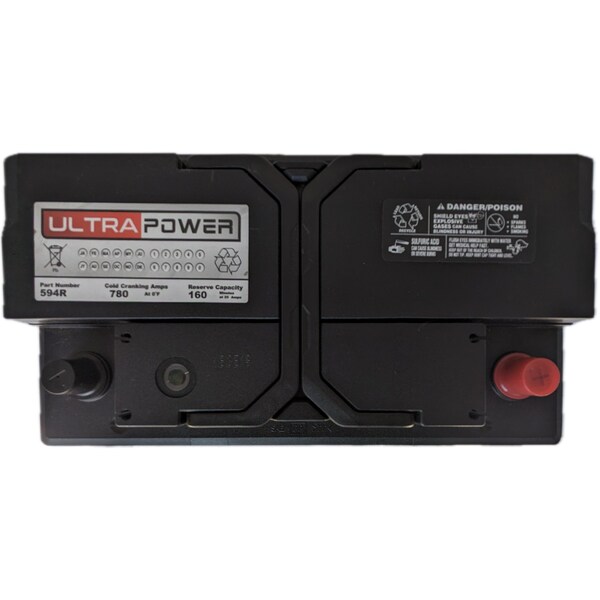 Ultrapower 12V 780 CCA Maintenance-Free Auto Battery Group 94R - 594R
