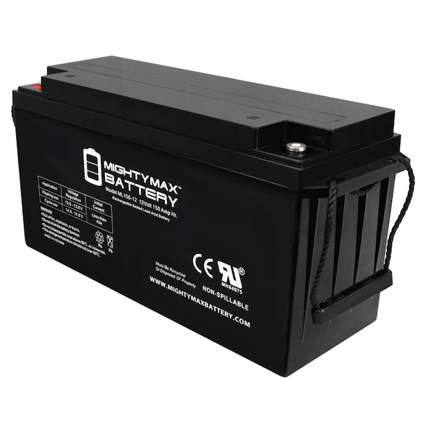 Mighty Max Battery 12V 150AH SLA Replacement Battery for GC12 CR-GC150 - MAX3970787