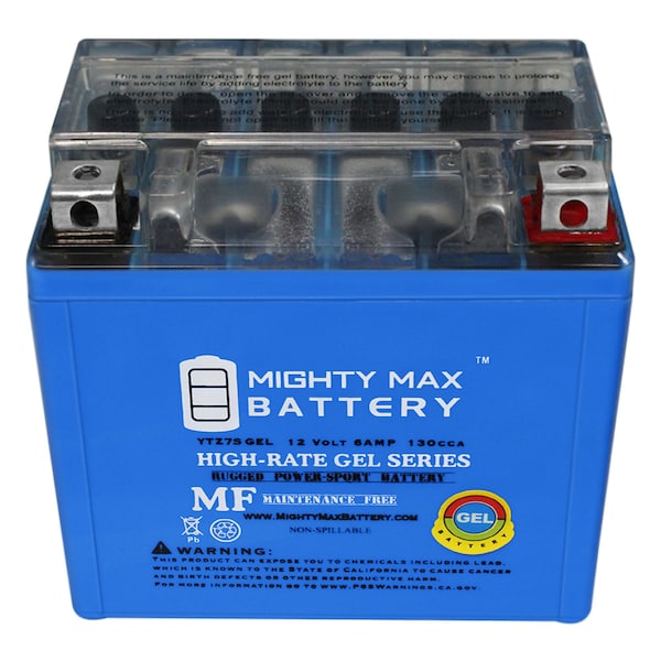 Mighty Max Battery 12V 6AH GEL Replacement Battery for ExpertPower YTZ7S - YTZ7SGEL266