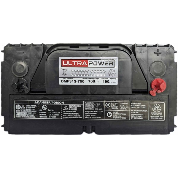 Ultrapower 700 CCA Maintenance-Free Heavy Duty Battery Group 31S - DMF31S-700
