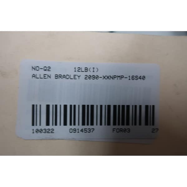 Cable de cordón Allen Bradley Power 40M 600V-Ac - 2090-XXNPMP-16S40