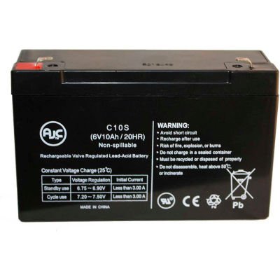 Battery Clerk AJC Fiamm FG20341, FG 20341 12V 3.2Ah UPS Battery - FG20341-FIAMM-12V-3.2AH-UPS