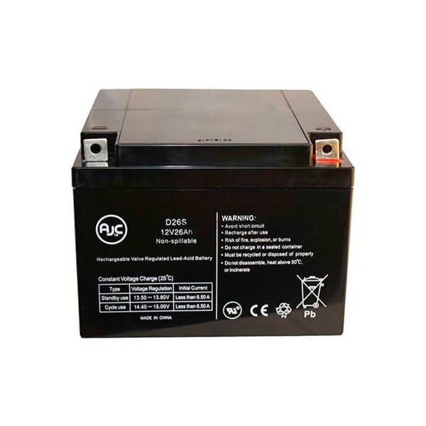 Battery Clerk AJC  National NB12-26  Sealed Lead Acid - AGM - VRLA Battery - AJC-D26S-J-1-140040