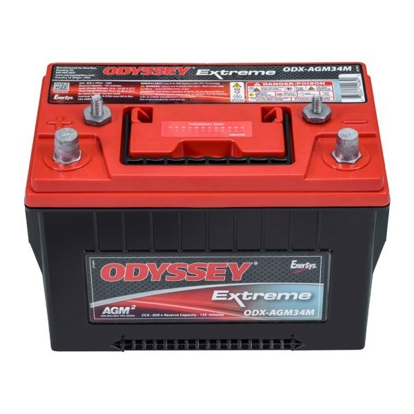 Odyssey Extreme 12V AGM Marine Dual Purpose Battery Group 34M - ODX-AGM34M