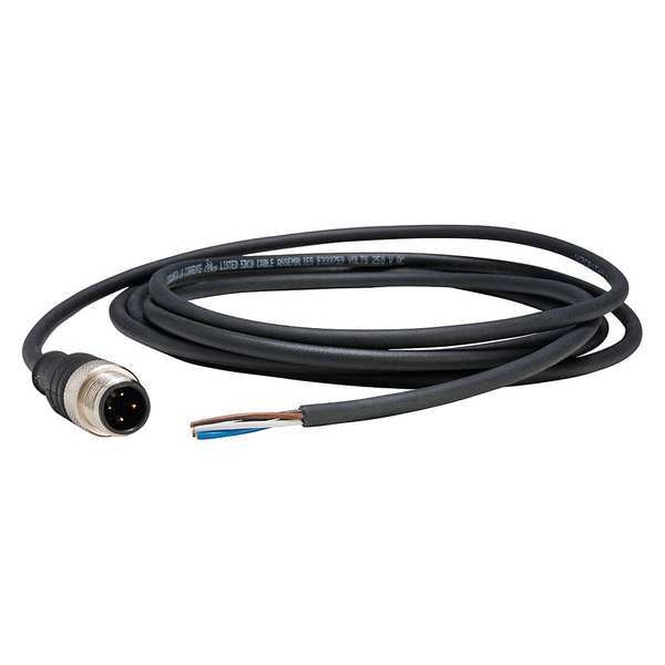 Cable de conexión Telemecanique Sensors, 6.56 pies, negro, 250VCA/300VCD - XZCP1541L2