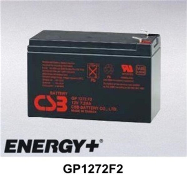 Fedco Batteries FedCo Batteries Compatible with  CSB GP1272F2 7200mAh Sealed Lead Acid Battery For Standby And Main Power Applications - GP1272F2