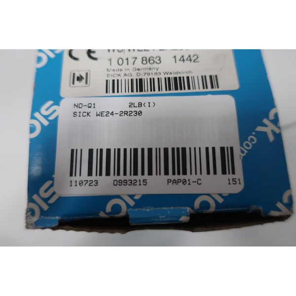 SENSOR FOTOELÉCTRICO 24-240V-AC 12-240V-DC - WE24-2R230 Enfermo