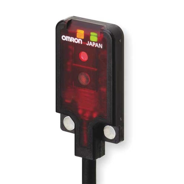 Sensor fotoeléctrico Omron, rectangular, difuso - E3T-SL13