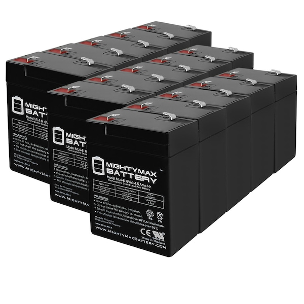 Mighty Max Battery 6V 4.5AH SLA Replacement Battery for Emergi-Lite Pro - 15PK - MAX3964413