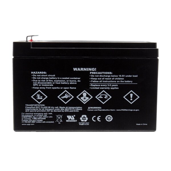 Upg UPG U12120 12 Ah Lead Acid Battery - 86448