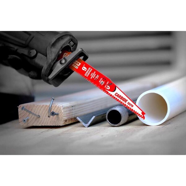 Diablo Demo Demon 6 in. Carbide Reciprocating Saw Blade 6/9 TPI 3 pk - DS0609CGP3