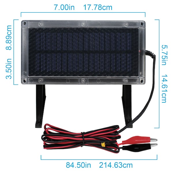 Mighty Max Battery 6V 12AH Battery for Exide POWERWARE 2000 With 6V Solar Panel - MAX3469266