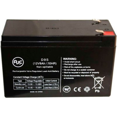 Battery Clerk AJC Interstate 12V 8.5Ah 12V 9Ah Sealed Lead Acid Battery - AJC-D9S-C-0-161145
