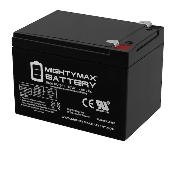 Mighty Max Battery 12V 12AH SLA Replacement Battery for APC BK650MNP12-12 - MAX3983378