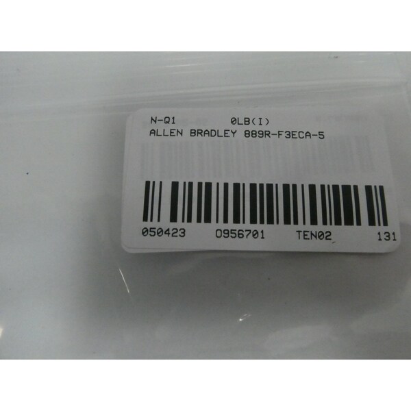 Cable de cordón recto de 3 pines AC Micro de Allen Bradley de 5 metros - 889R-F3ECA-5