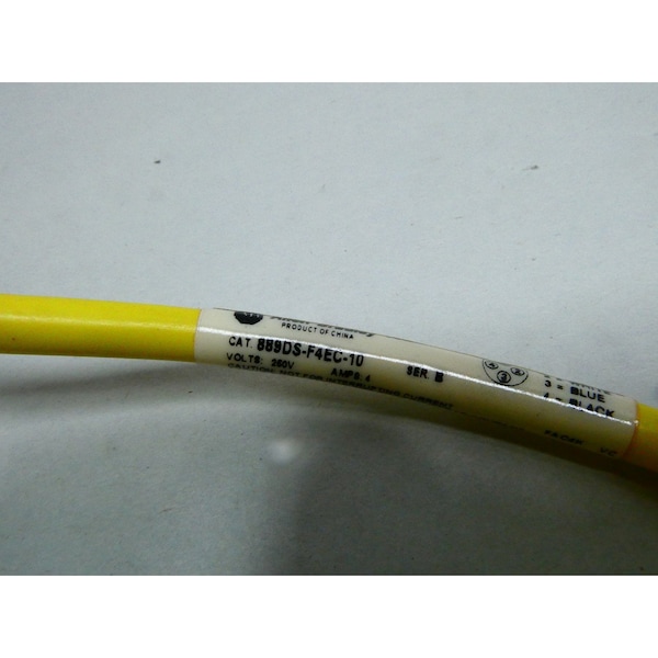 Allen Bradley CABLE DE CORDSET DC MICRO HEMBRA RECTO DE 10M - 889DS-F4EC-10